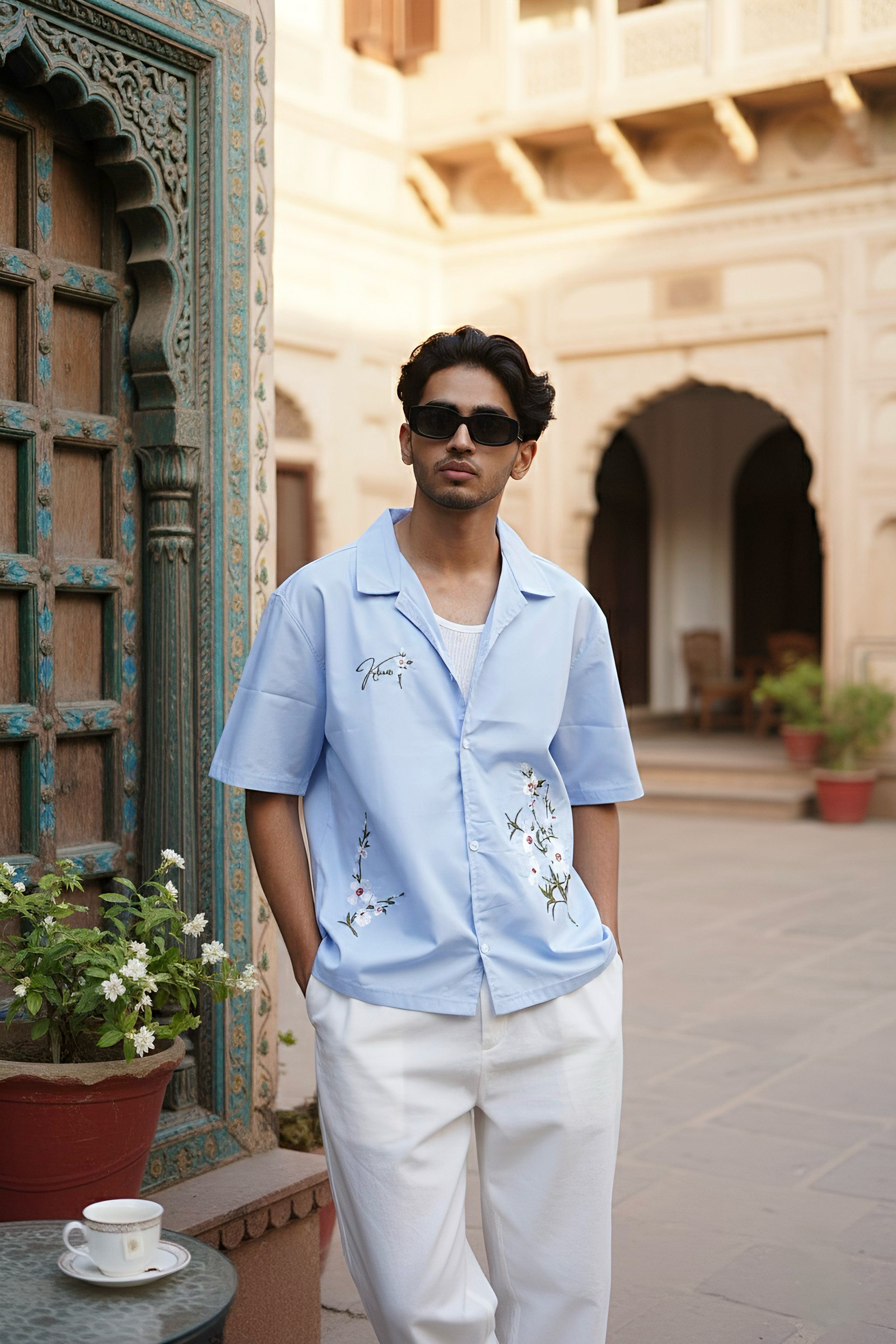 Sky Blue- Italian Botanique Shirt
