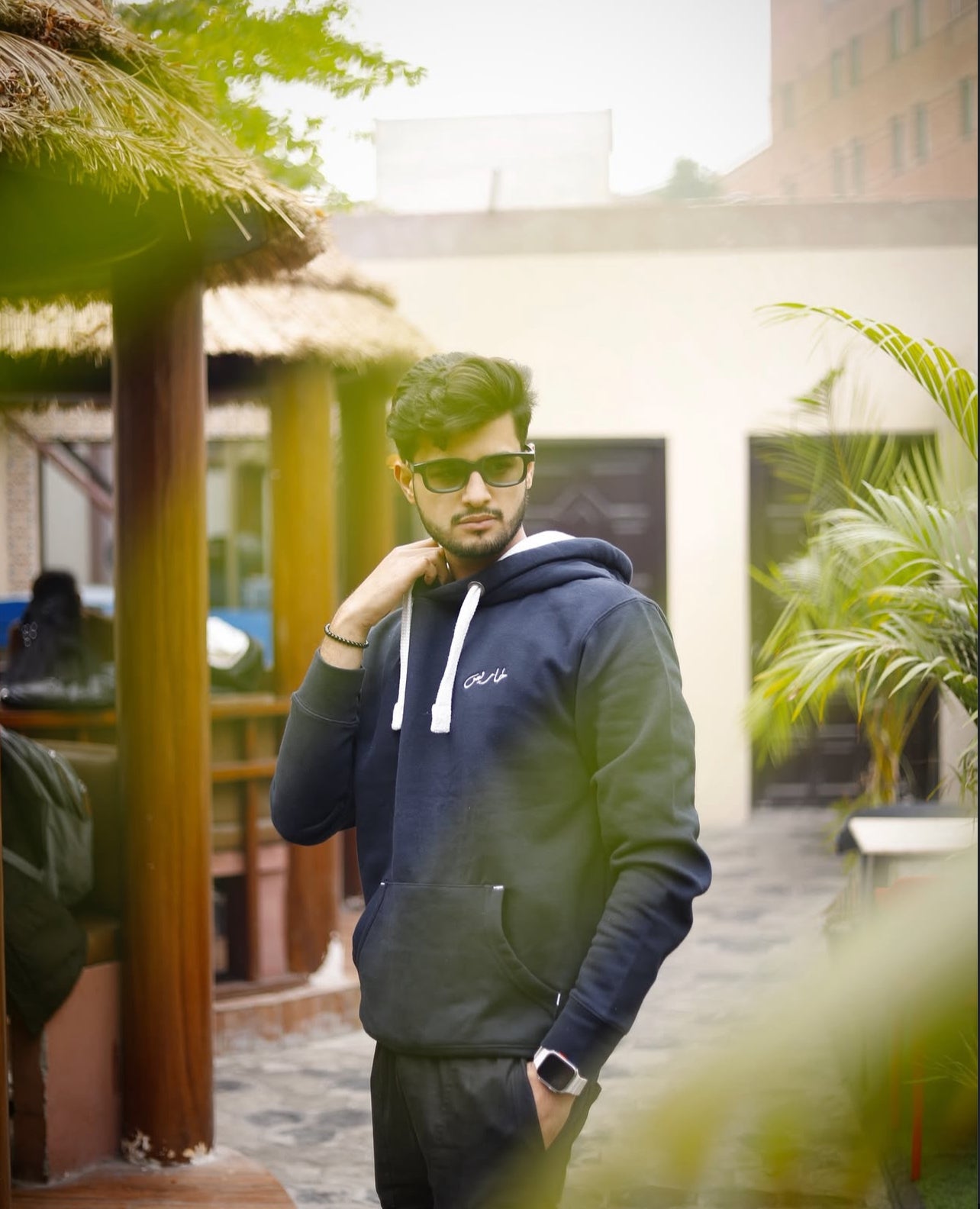 Kharis Classic Navy blue Hoodie