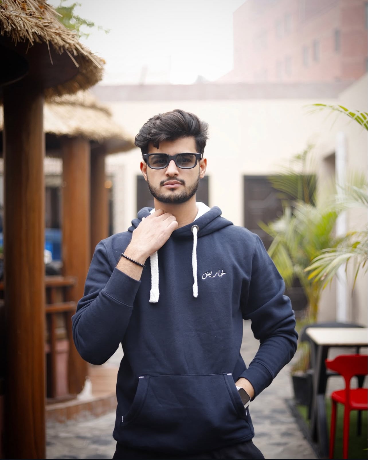 Kharis Classic Navy blue Hoodie