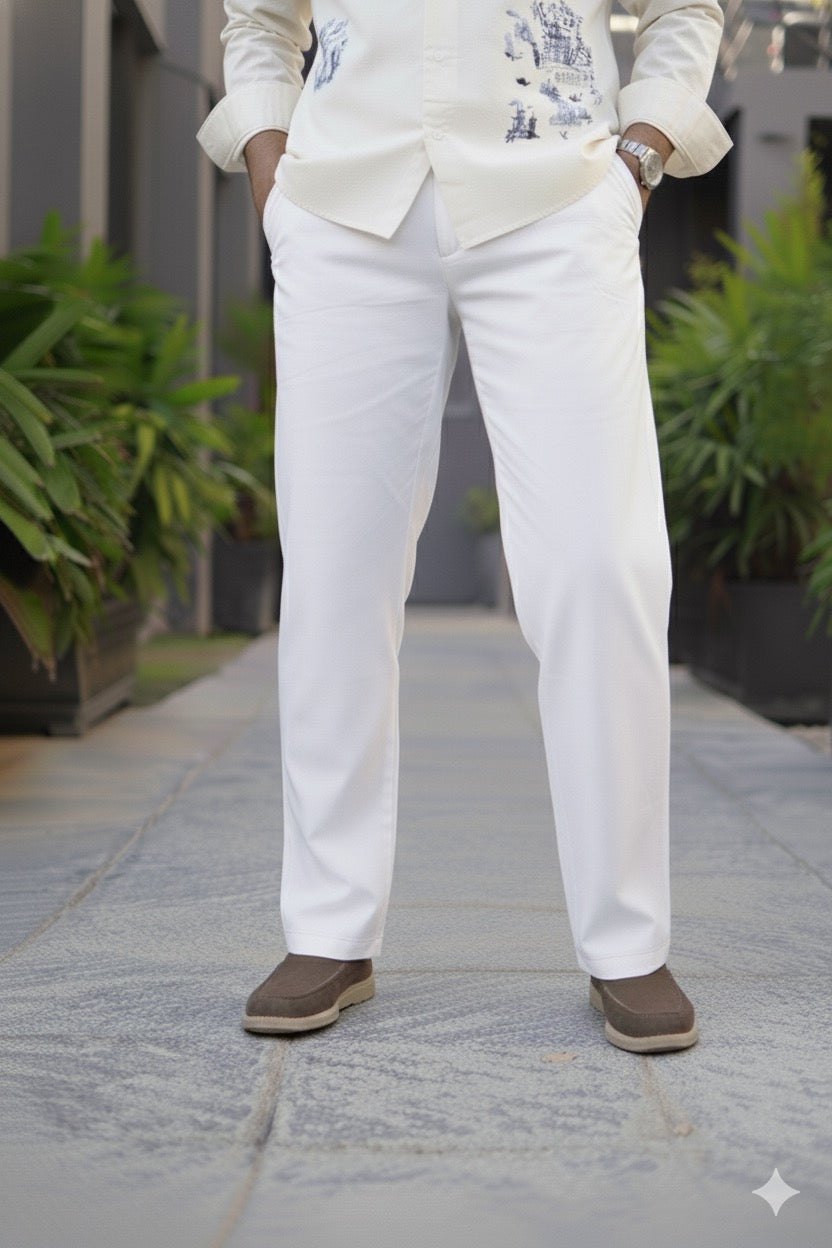 Capri Comfort Cotton Trousers