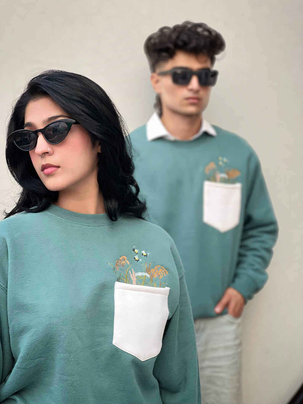 Moss Green Sweatshirt- Kharis