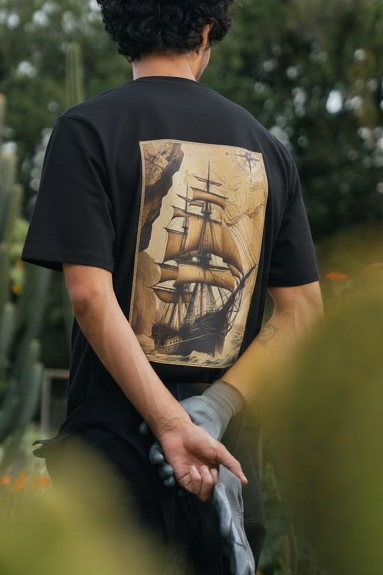 The Black Pirate Oversized Tee
