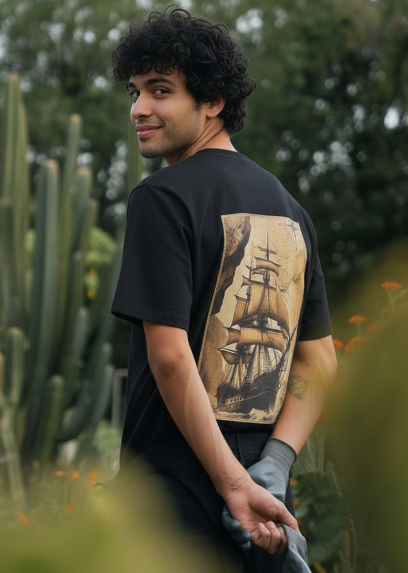 The Black Pirate Oversized Tee