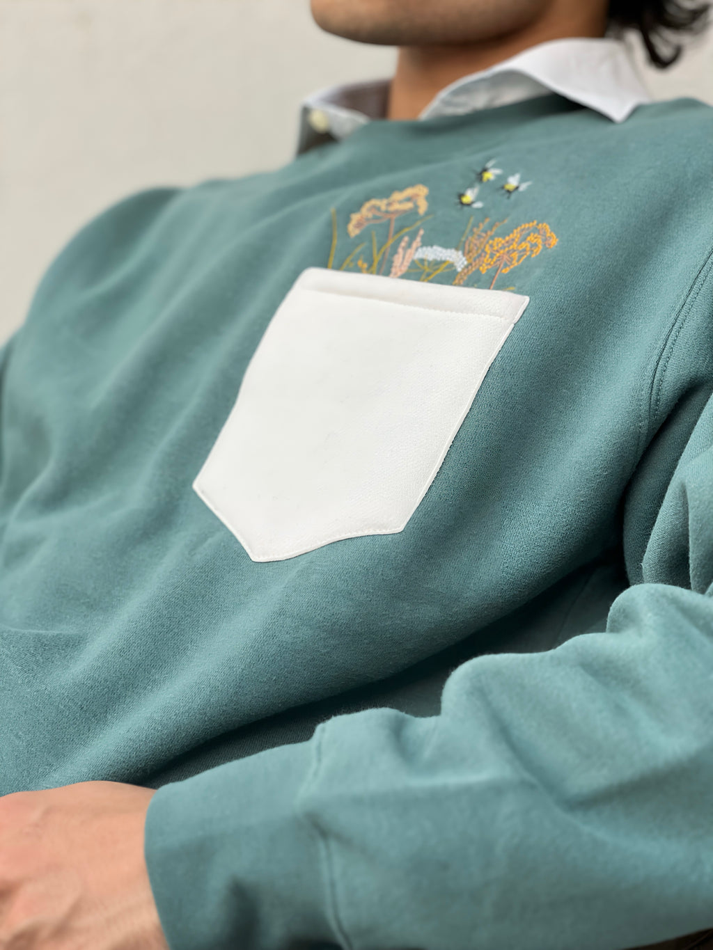 Moss Green Sweatshirt- Kharis