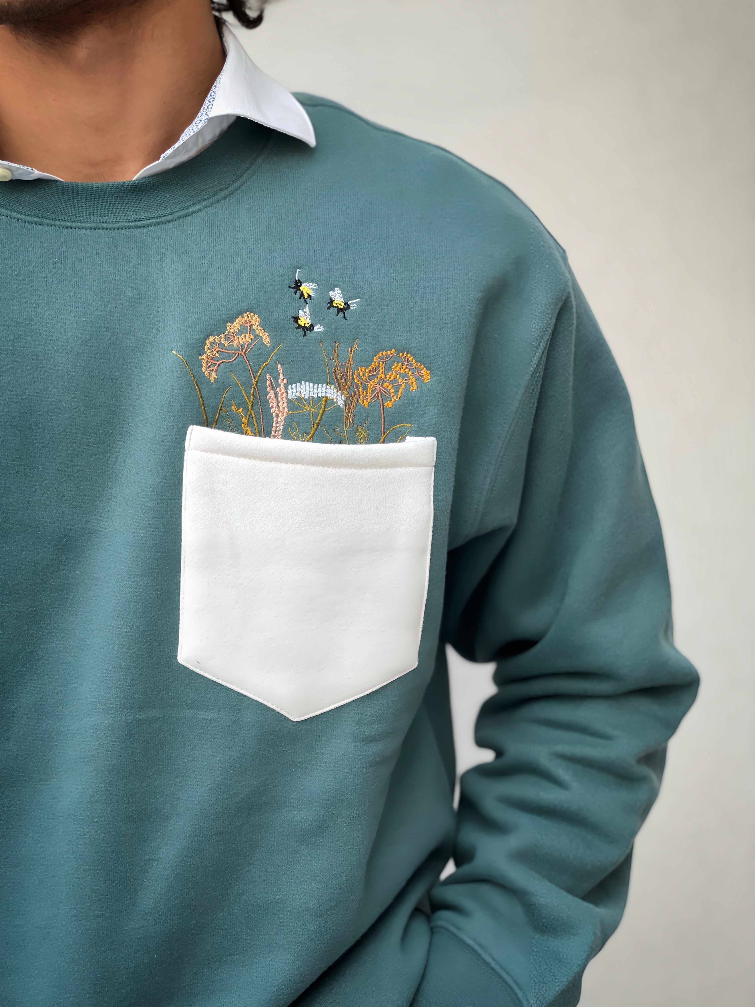 Moss Green Sweatshirt- Kharis