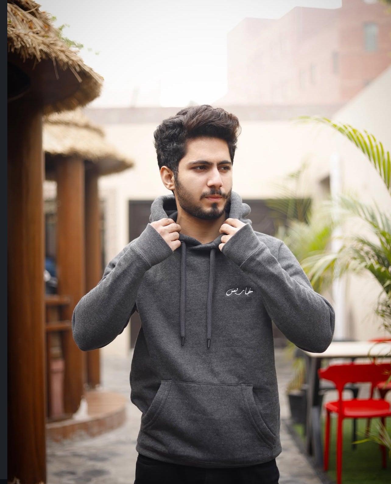 Kharis Classic charcoal color Hoodie