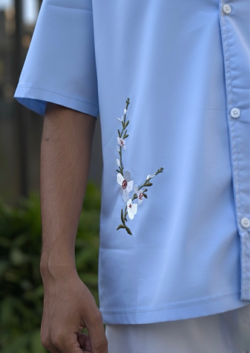 Sky Blue- Italian Botanique Shirt
