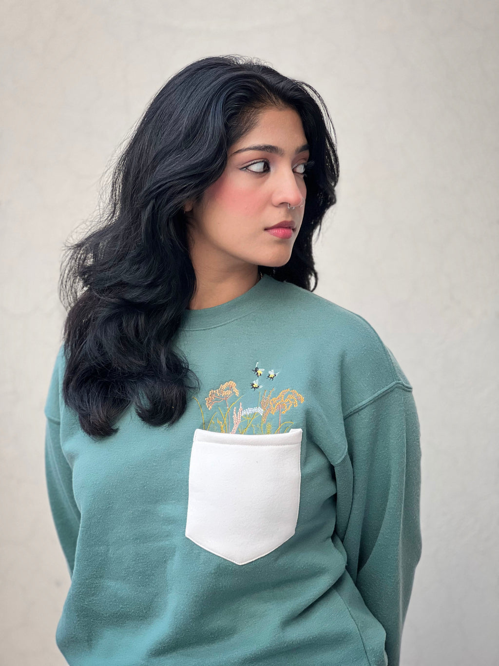 Moss Green Sweatshirt- Kharis