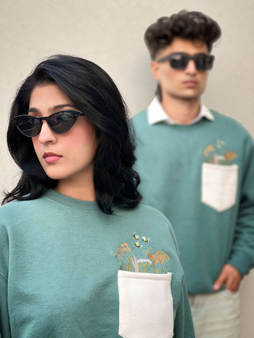 Moss Green Sweatshirt- Kharis