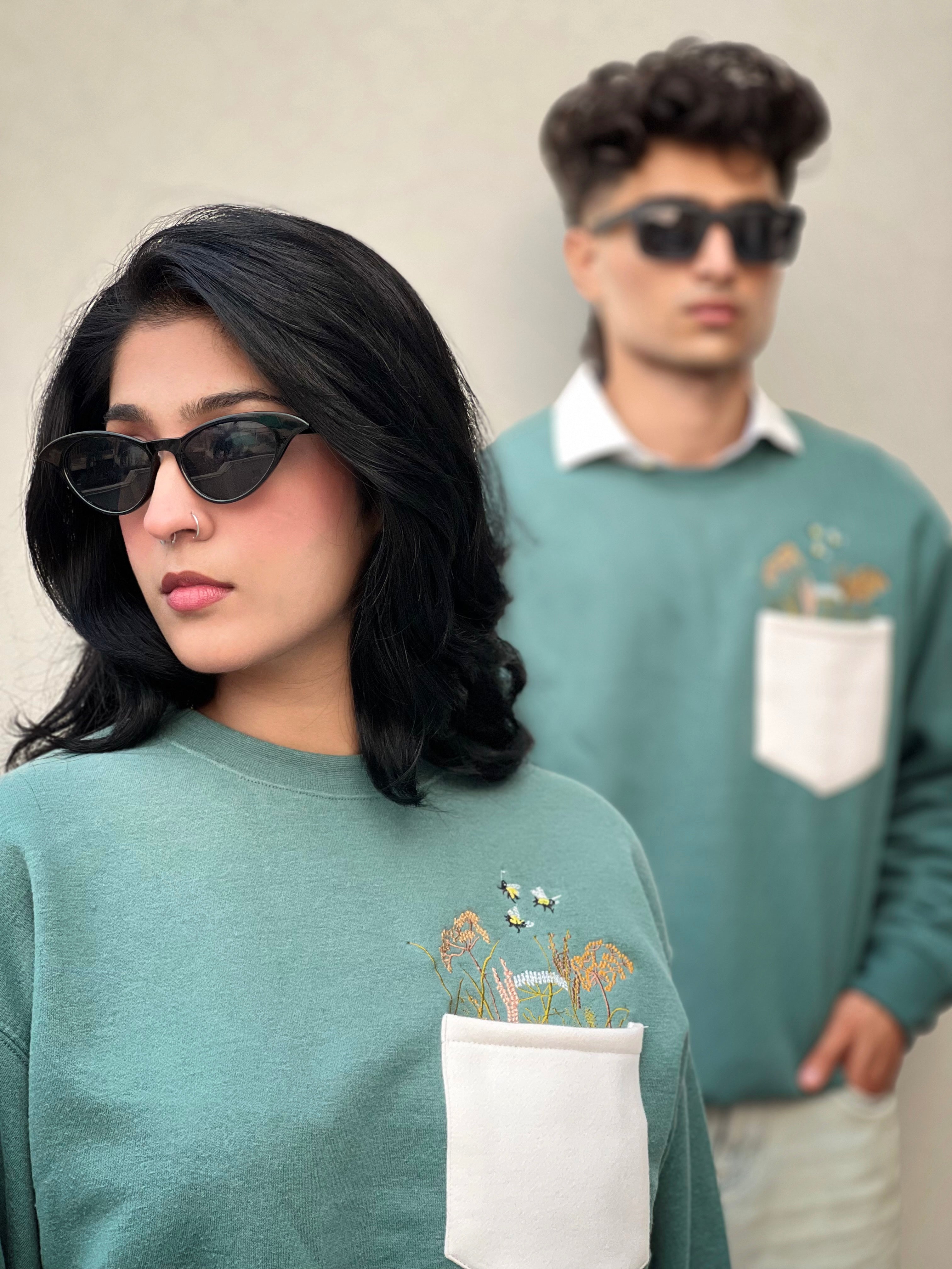 Moss Green Sweatshirt- Kharis